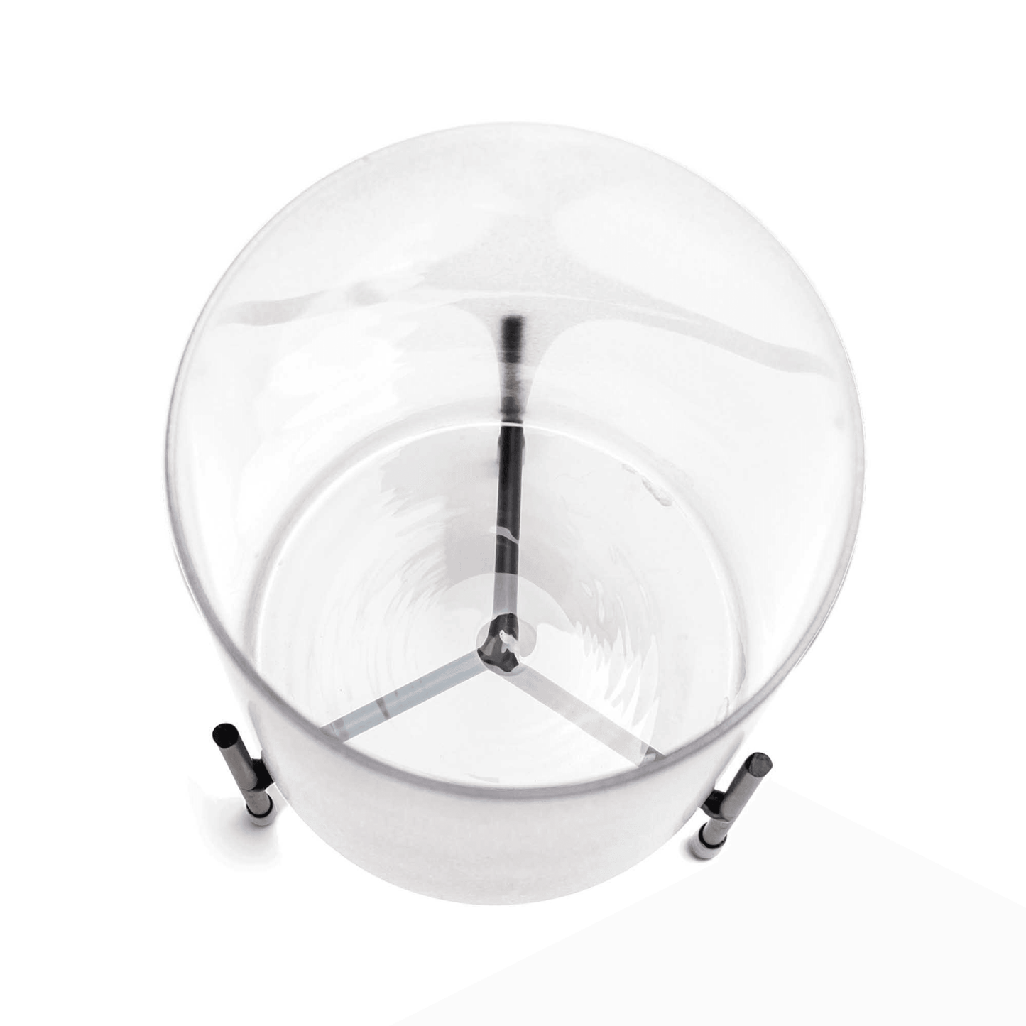 Hurricane Candleholder With Sentiment In Black Metal Stand
