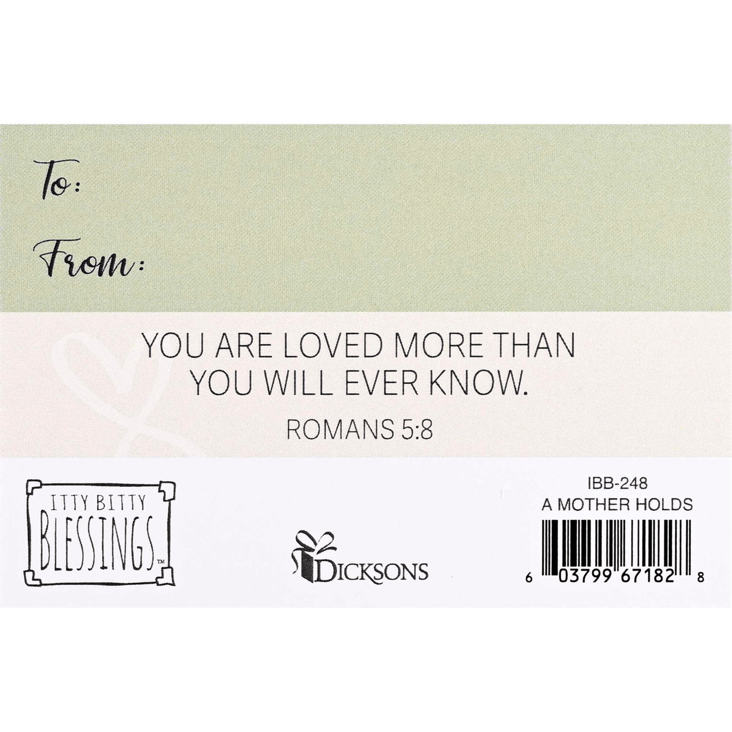 Itty Bitty Inspirational Mother And Child Greeting Cards