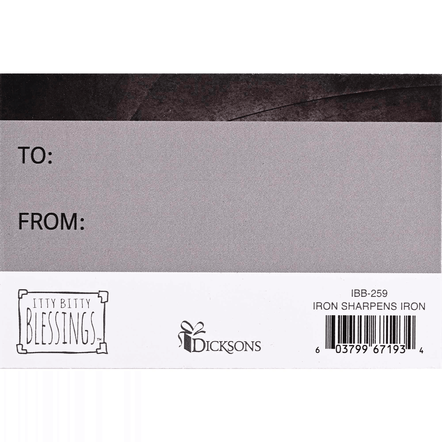 Itty Bitty Iron Sharpens Iron Inspirational Cards - Pack Of 12