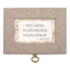 Elegant Beige Linen Music Box With Floral Art And Friendship Quote