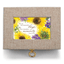 Linen Beige Keepsake Box With Greeting Cards And Inspirational Art