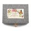 Linen Gray Keepsake Box With Oscar Wilde Quote & Assorted Cards