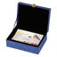 Navy Suede Keepsake Box With Mother Teresa Quote And 24 Greeting Cards