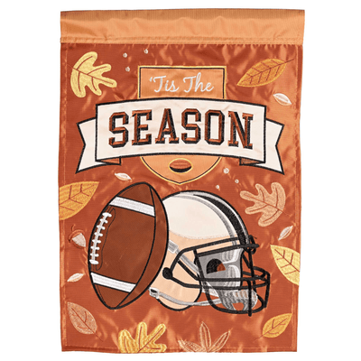 Large Double Applique Flag - Tis The Season Design, 29X42 Inches