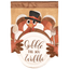 Turkey Gobble Til You Wobble Double Applique Flag 29X42 Inches