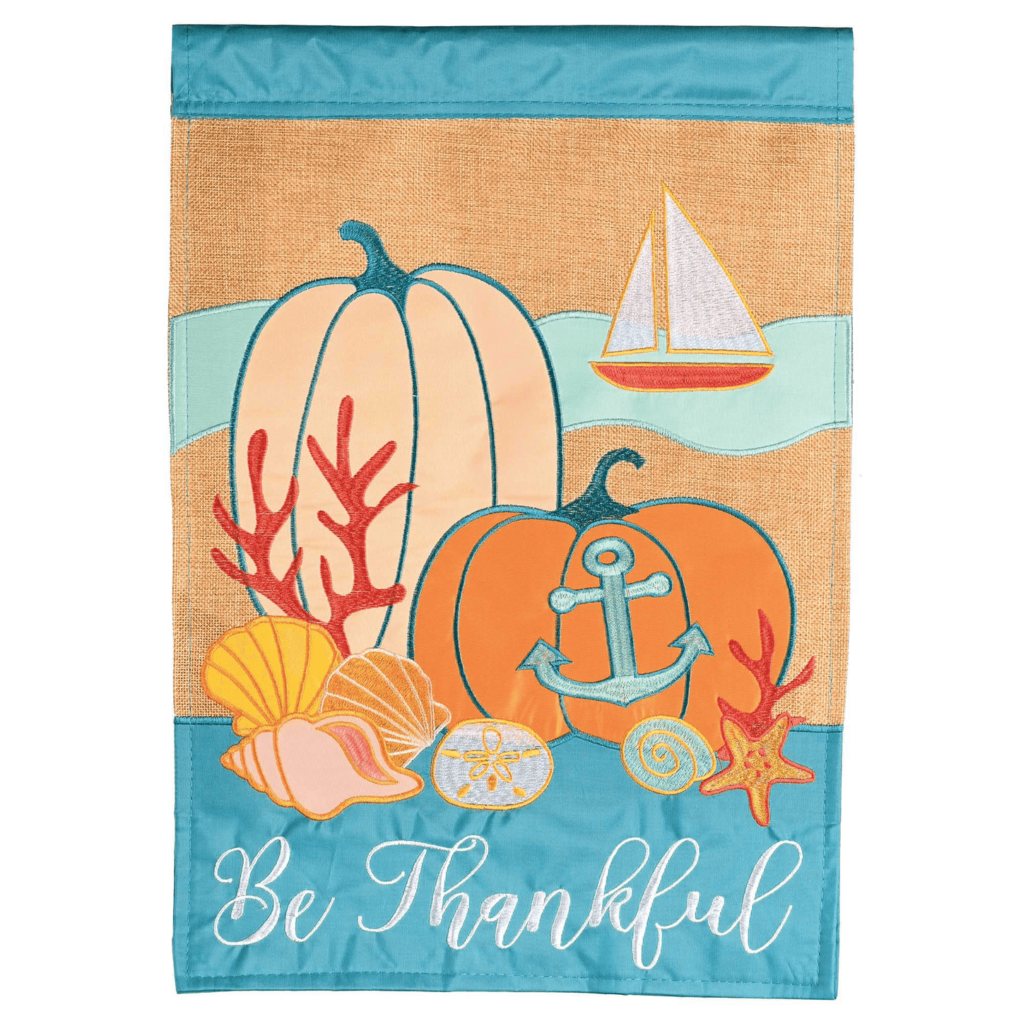 Flag Coastal Be Thankful 29x42