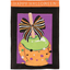 Flag Candy Apple Happy Halloween Double Applique Flag 29X42 Inches