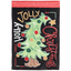 Holly Jolly Christmas Double Applique Flag - 29X42 Inches