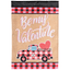 Be My Valentine Garden Flag - Double Applique 13X18 Inch
