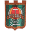 Fall Football Double Appliqué Garden Flag 13X18 Inches