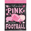 Premium Double Appliqué Pink Watch Football Garden Flag 13X18 Inches