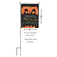 Spooky Treats Yummy Eats Double Applique Garden Flag 13X18 Inches