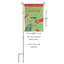 Double Applique Christmas Garden Flag – 13X18 Inches