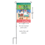 Valentines Double Applique Garden Flag - 13X18 Inches