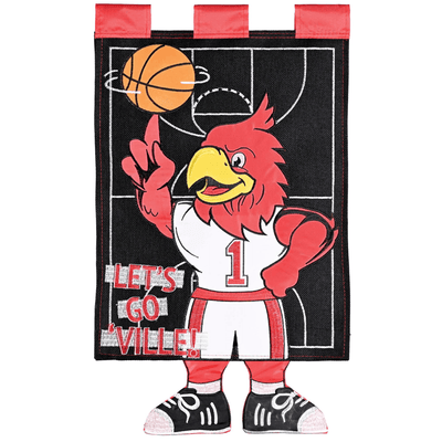 Whimsical Crazy Leg Cardinal Garden Flag