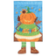 Whimsical Double-Sided Pumpkin Welcome Garden Flag With Dangled Legs