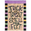 Double Applique Trick Or Treat Garden Flag 13X18 Inches