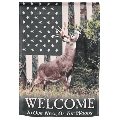Flag Deer Camo Garden Flag 13X18 Inches