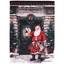 Sublimated Heavy-Duty Santa Garden Flag 13X18 Inches