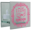Whimsical Gray Tealight Holder With Inspirational Message