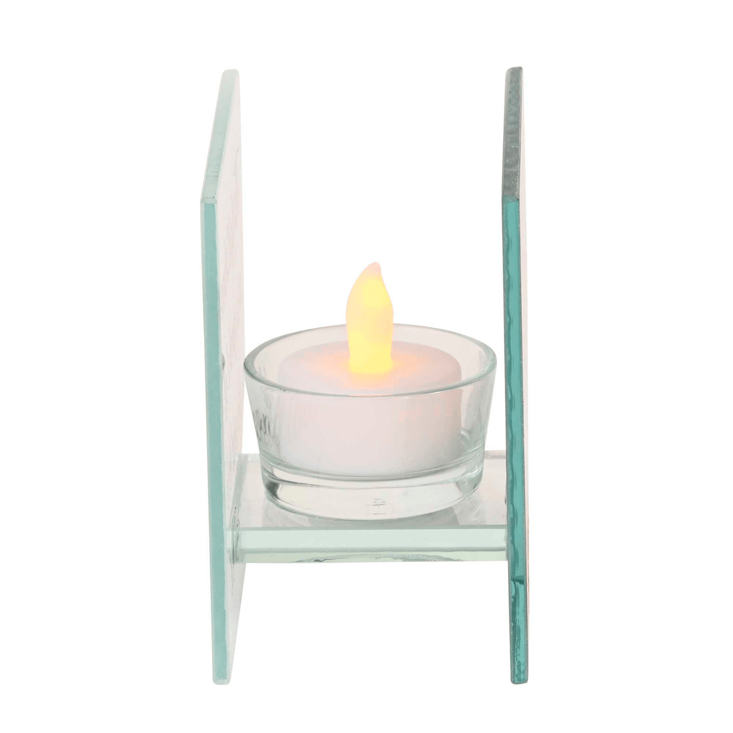 Inspiring Led Tealight Holder With Mateo 19:26 Scripture