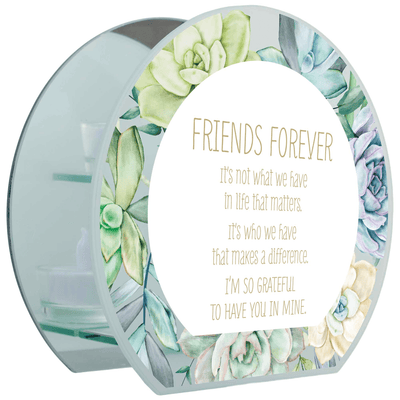 Friends Forever Inspirational Tealight Holder