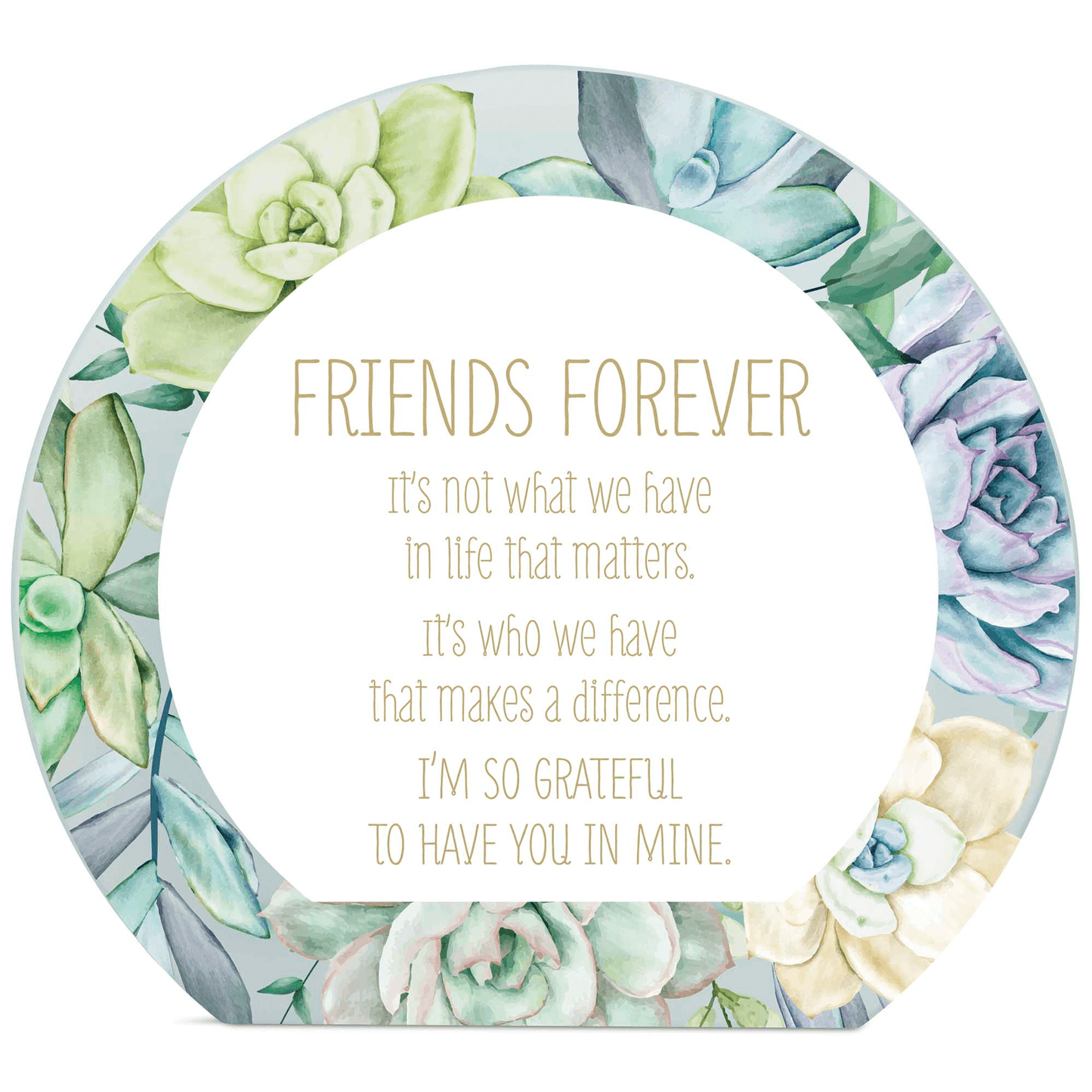 Friends Forever Inspirational Tealight Holder