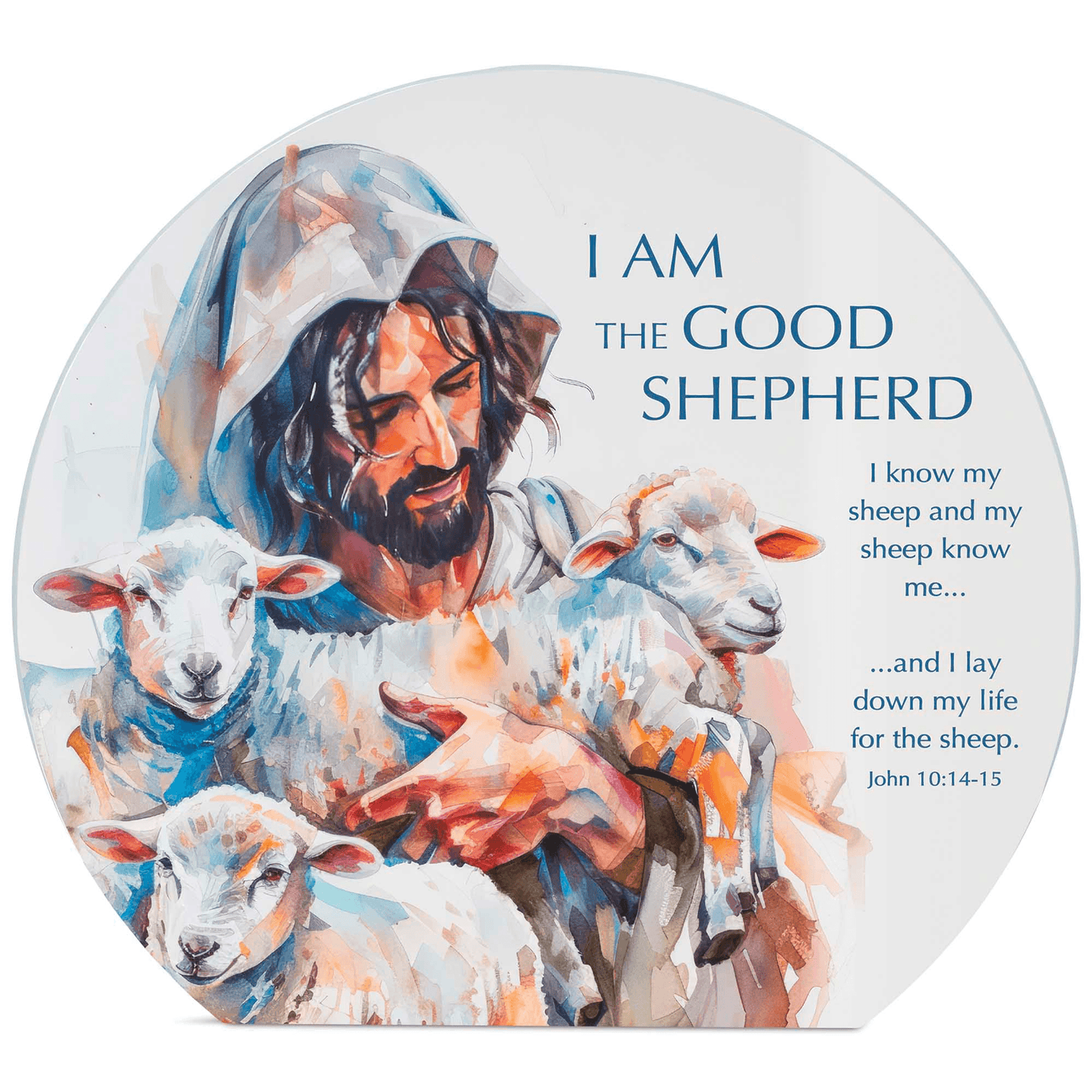 I Am The Good Shepherd Inspirational Tealight Holder