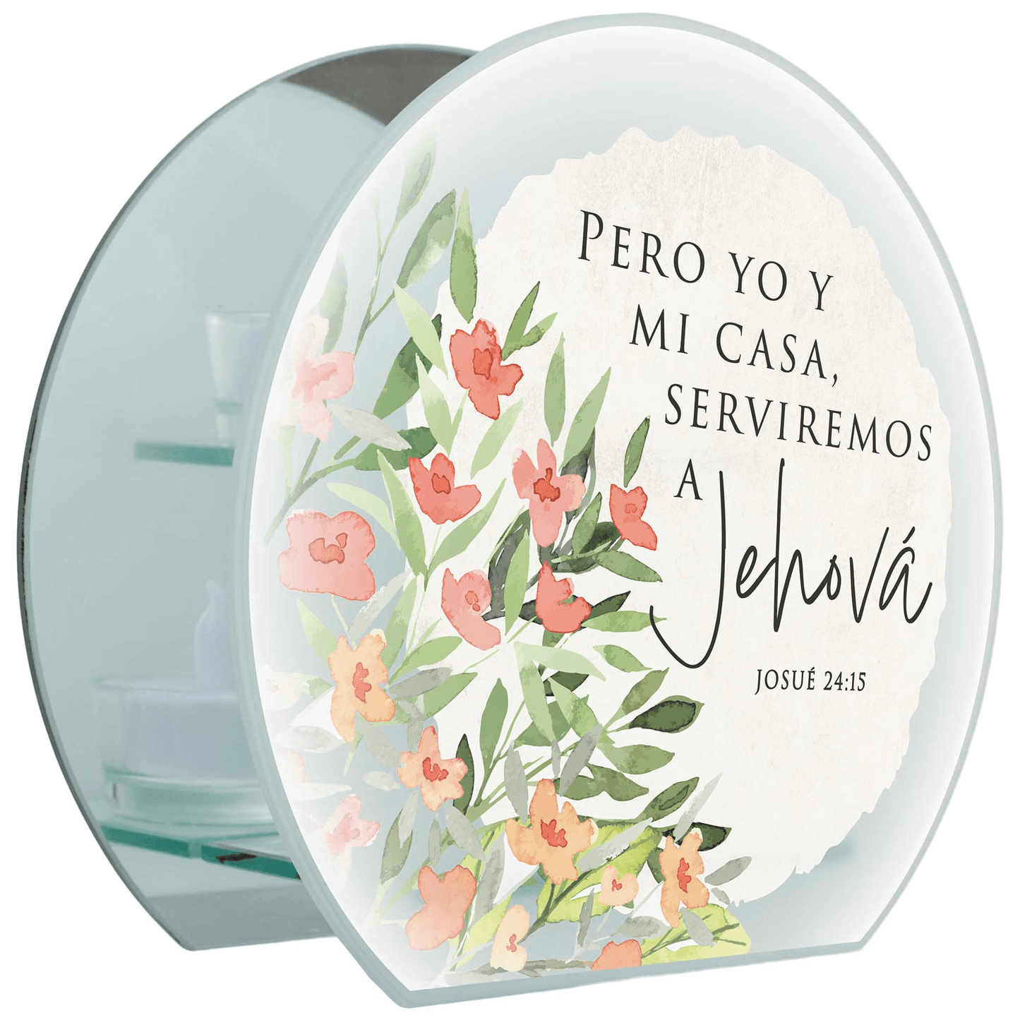 Elegant Tealight Holder With Inspiring Sentiment