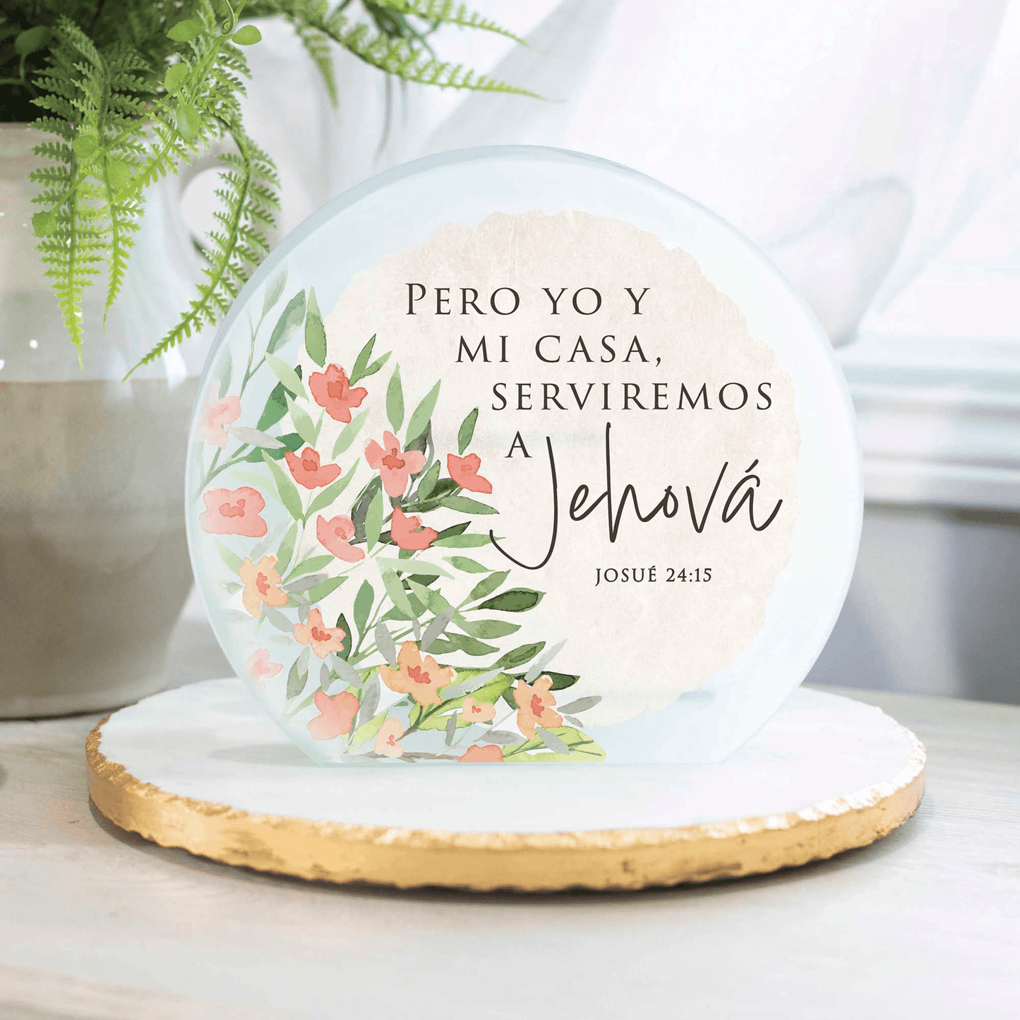 Elegant Tealight Holder With Inspiring Sentiment