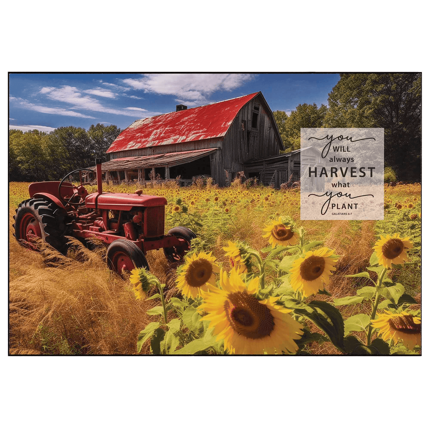 Harvest Reflection Wall Plaque