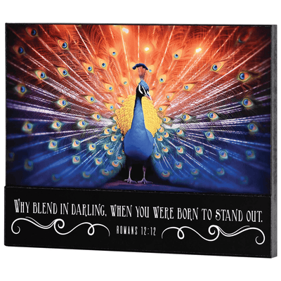 Peacock Wall Plaque: Embrace Individuality With Style