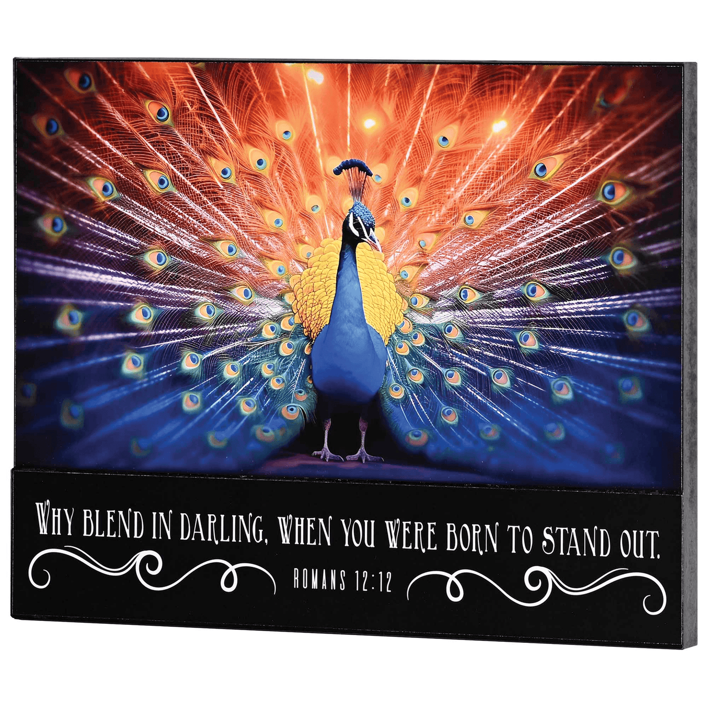 Peacock Wall Plaque: Embrace Individuality With Style