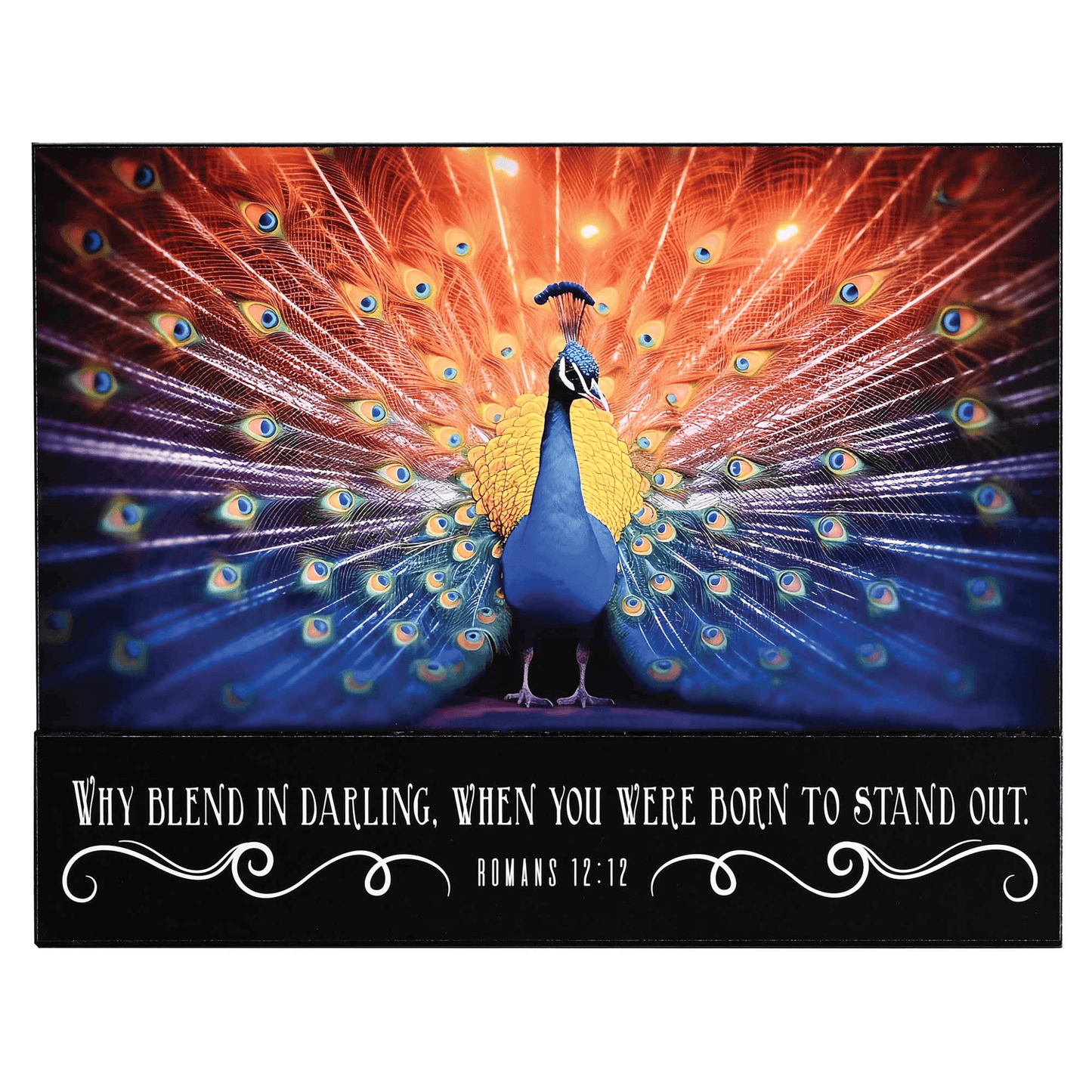 Peacock Wall Plaque: Embrace Individuality With Style