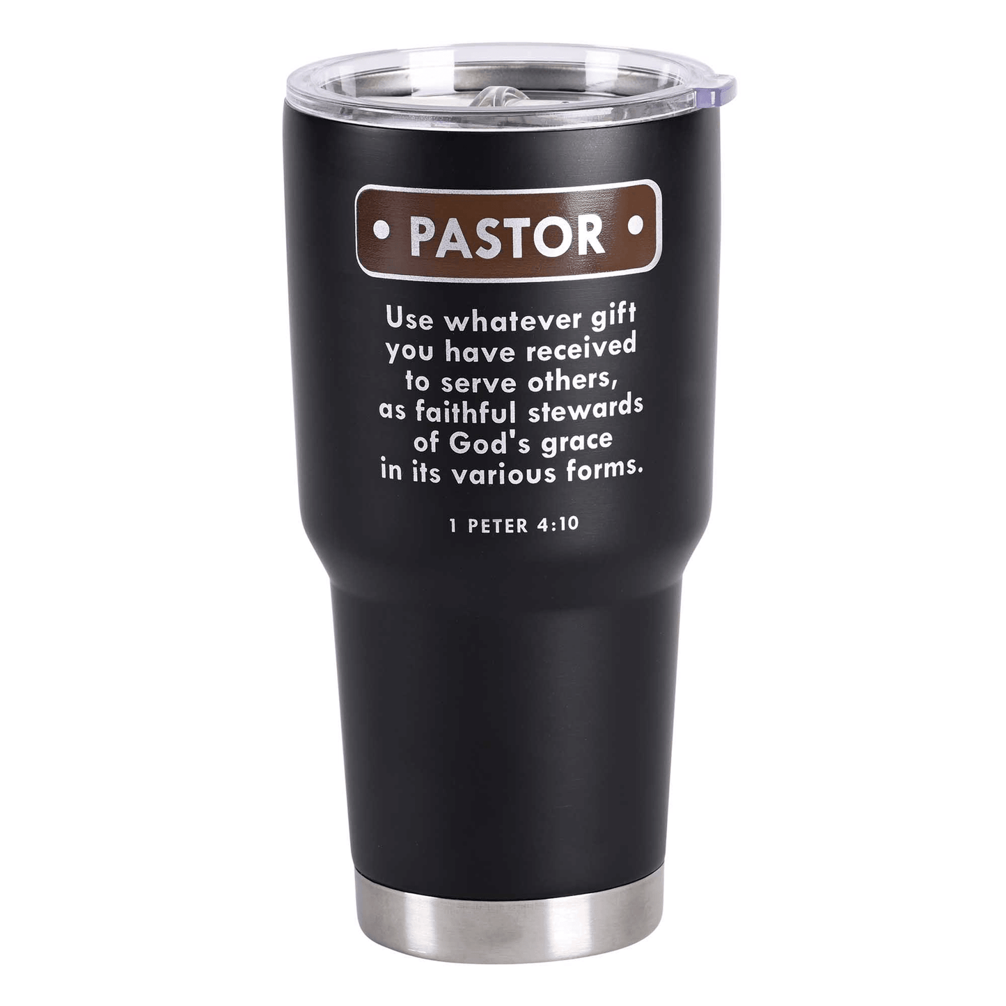 30 Oz Stainless Steel Pastor Appreciation Tumbler