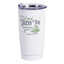 20 Oz Stainless Steel Tumbler - The Lord Bless You With Butterfly Design
