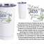 20 Oz Stainless Steel Tumbler - The Lord Bless You With Butterfly Design