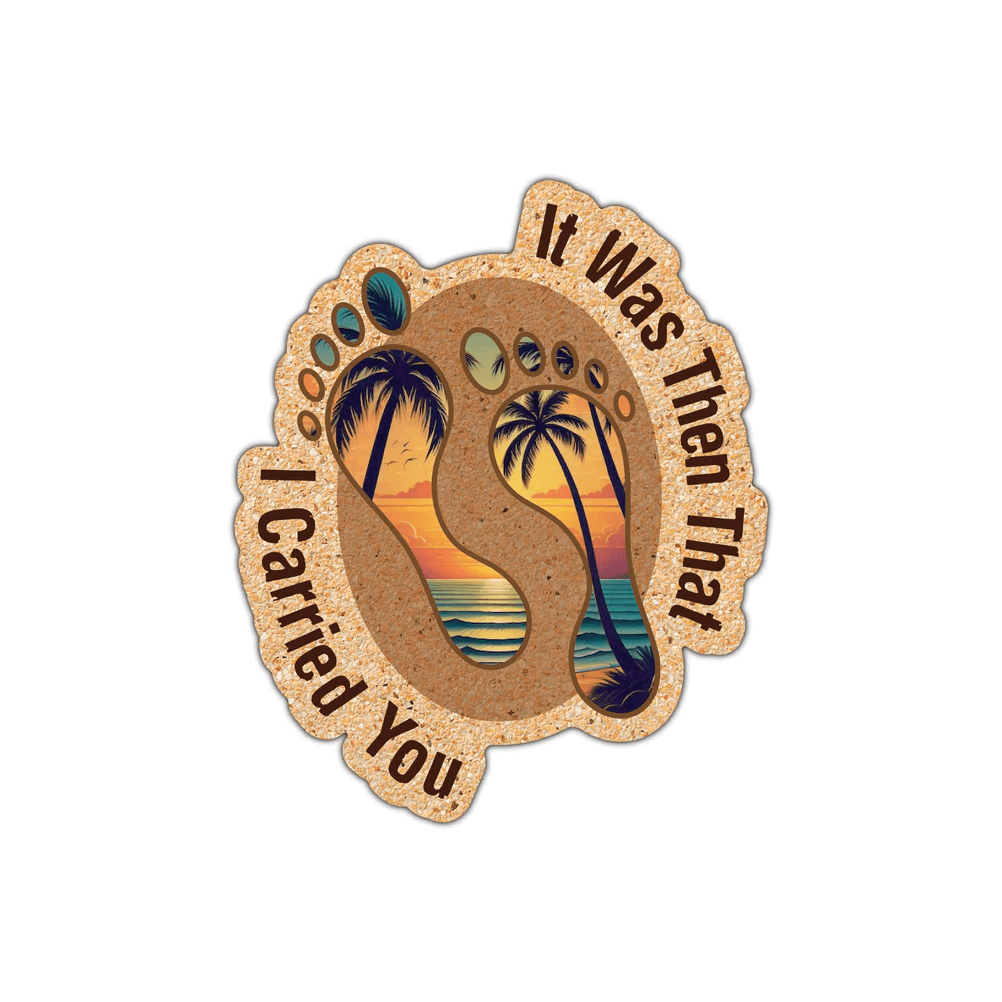 Tropical Footprints Stickers – Sunshine Vibes Collection