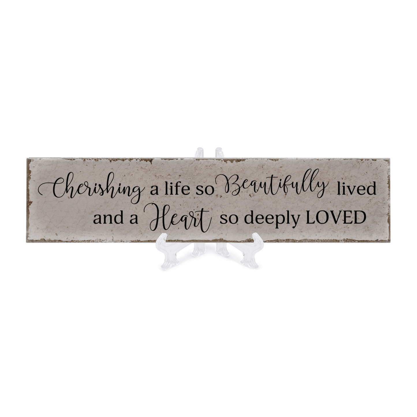 Elegant Ceramic Tile: Cherishing A Life So Beautifully Lived
