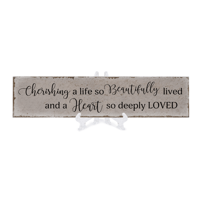 Elegant Ceramic Tile: Cherishing A Life So Beautifully Lived