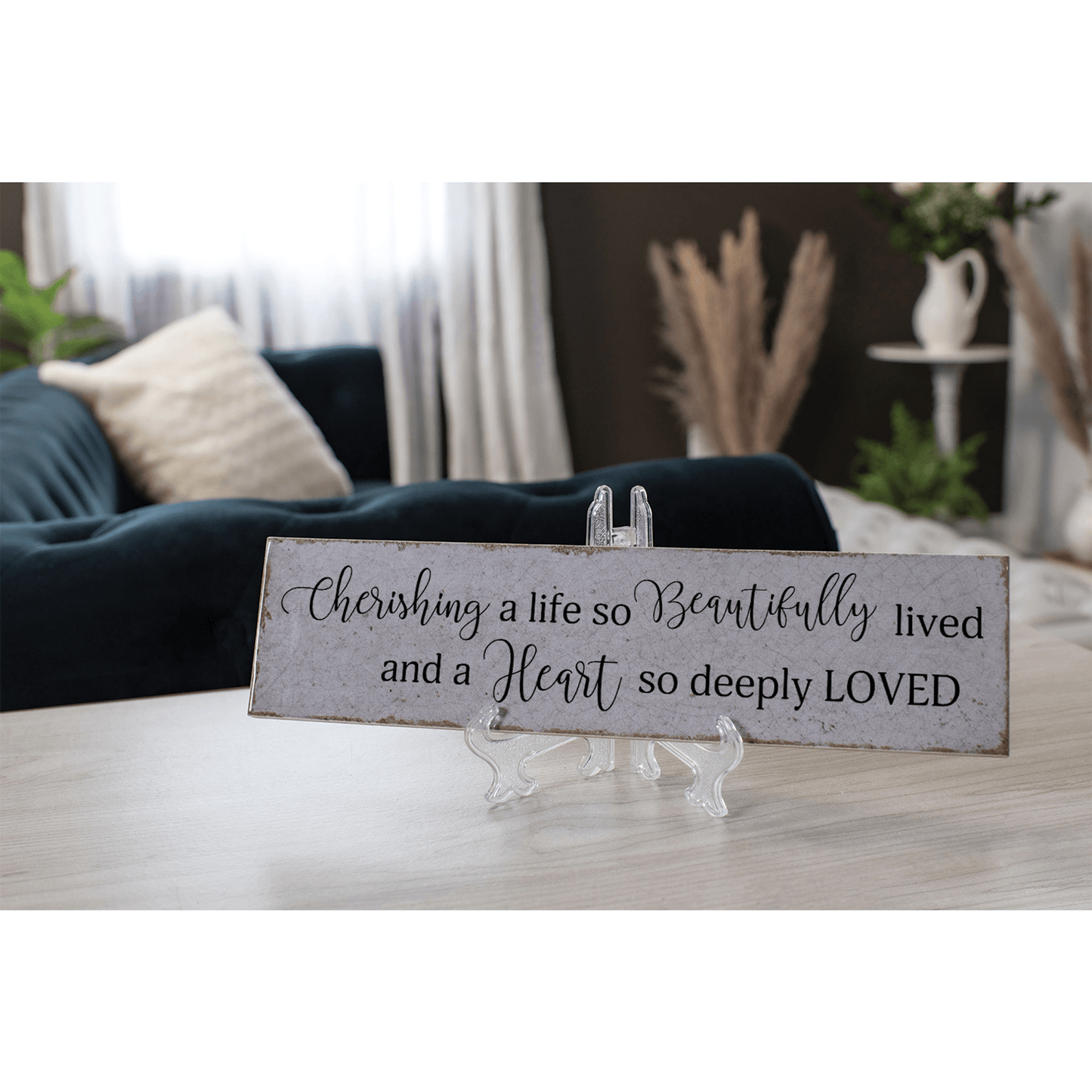 Elegant Ceramic Tile: Cherishing A Life So Beautifully Lived