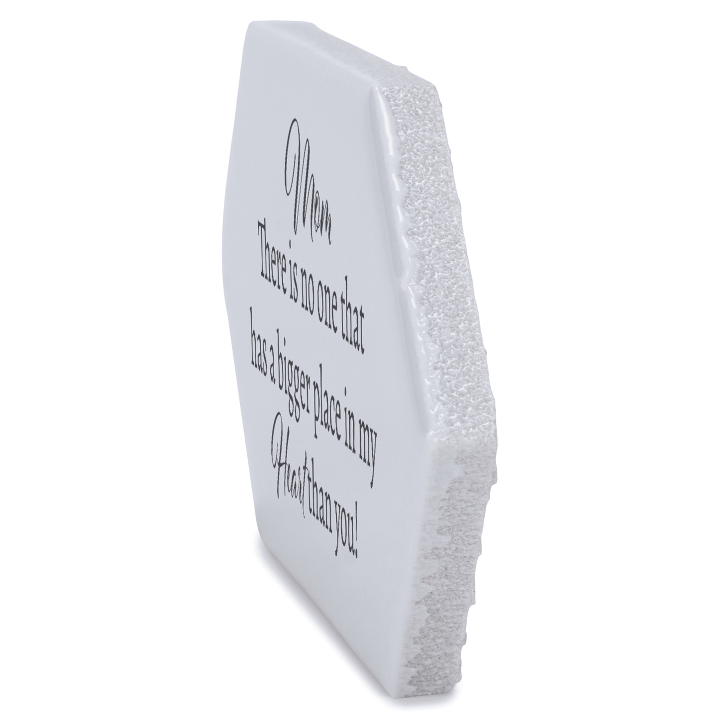 Heartfelt White Ceramic Tile For Mom