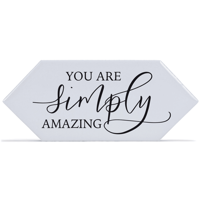 Simply Amazing White Ceramic Picket Tile With Easel