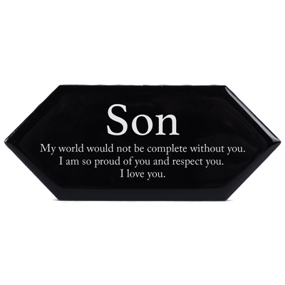Son - My World Ceramic Picket Tile With Easel