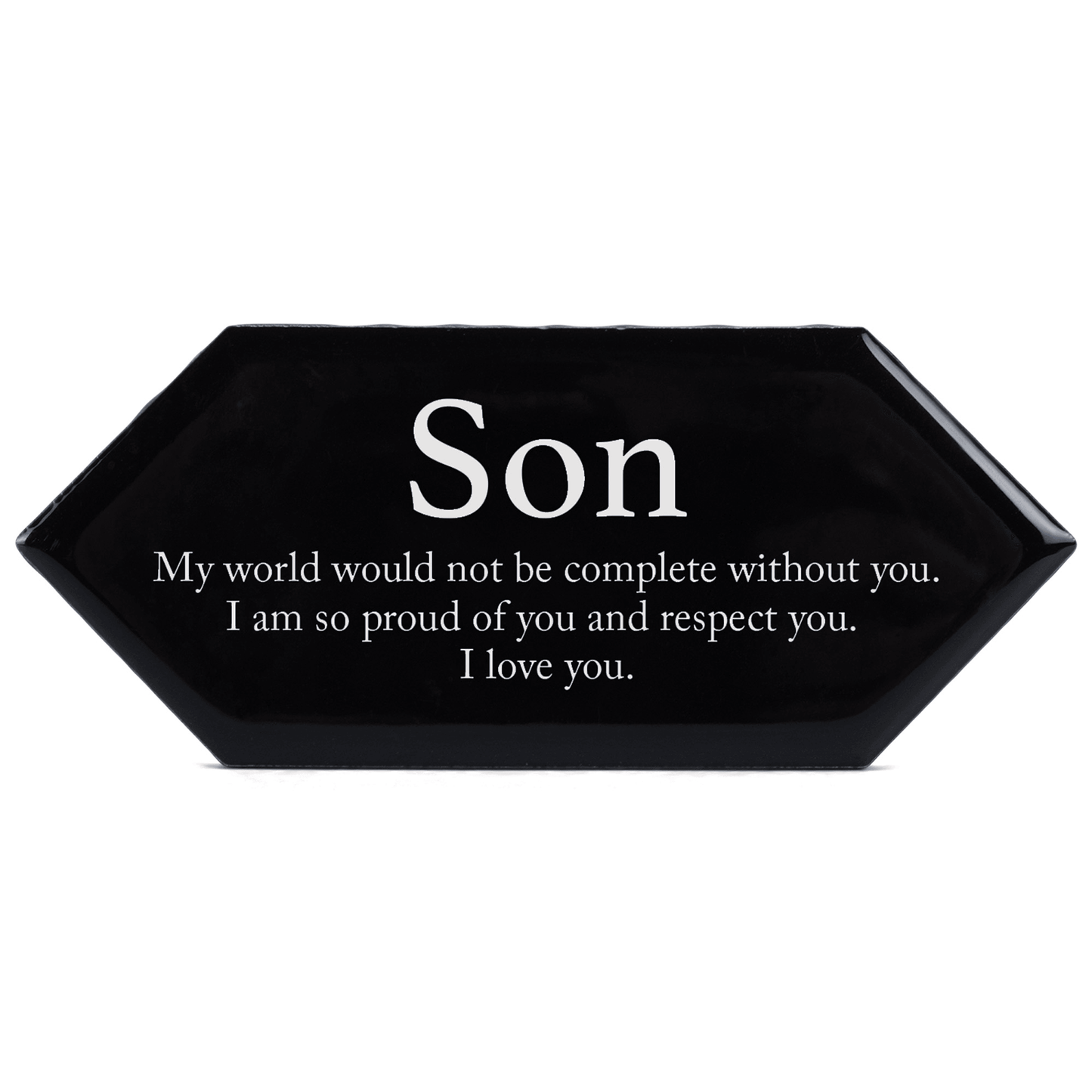 Son - My World Ceramic Picket Tile With Easel