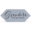 Grey Ceramic Picket Tile - Grandma You Are Loved
