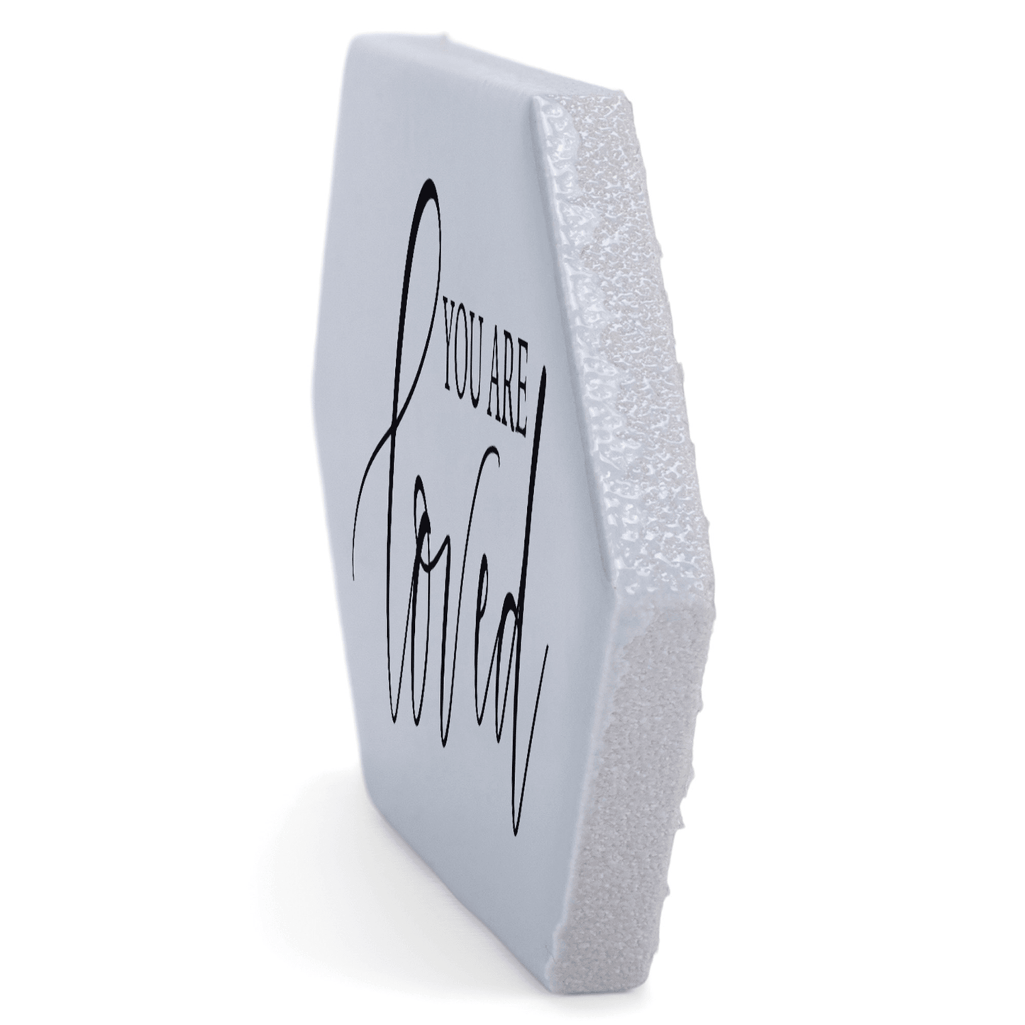 You Are Loved Grey Ceramic Tabletop Tile