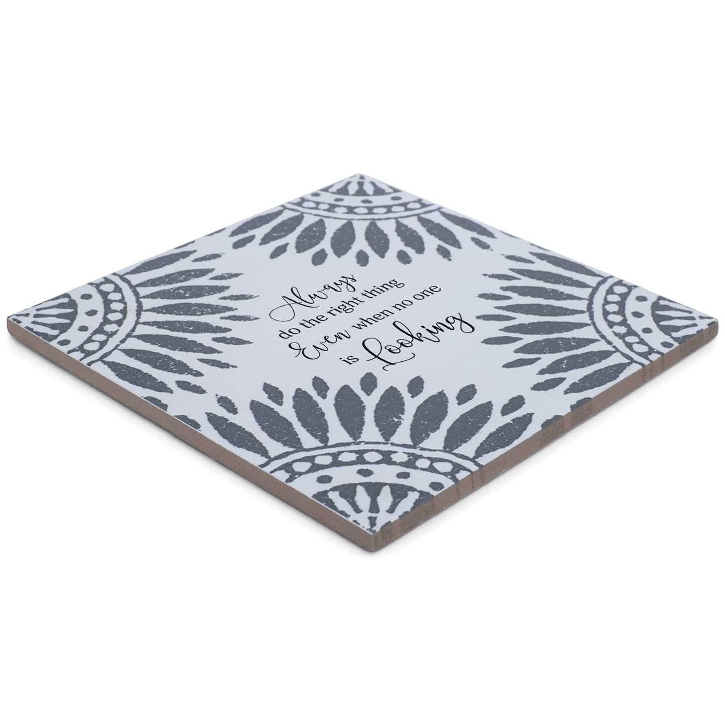 Always Do Right Inspirational Ceramic Tile 7.25"