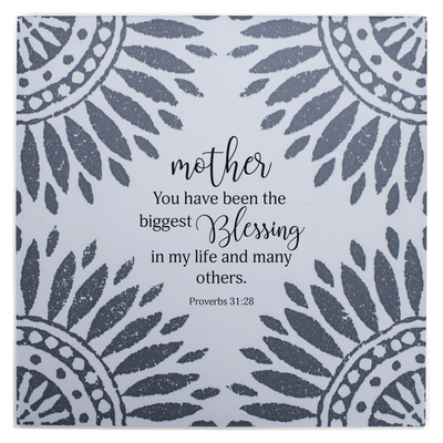 Ceramic Tile - Mother Proverbs 31:28 Blessing Decor