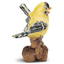 Sweet Yellow Prairie Warbler Love-Themed Tabletop Figurine